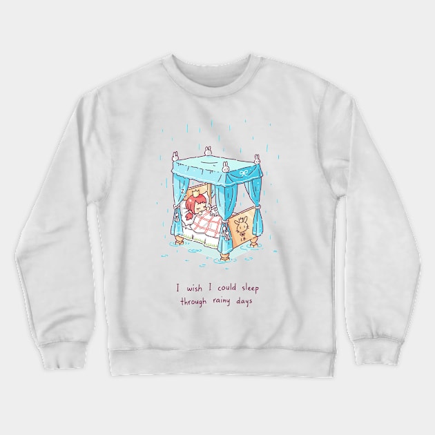 Rainy Days Crewneck Sweatshirt by Freeminds